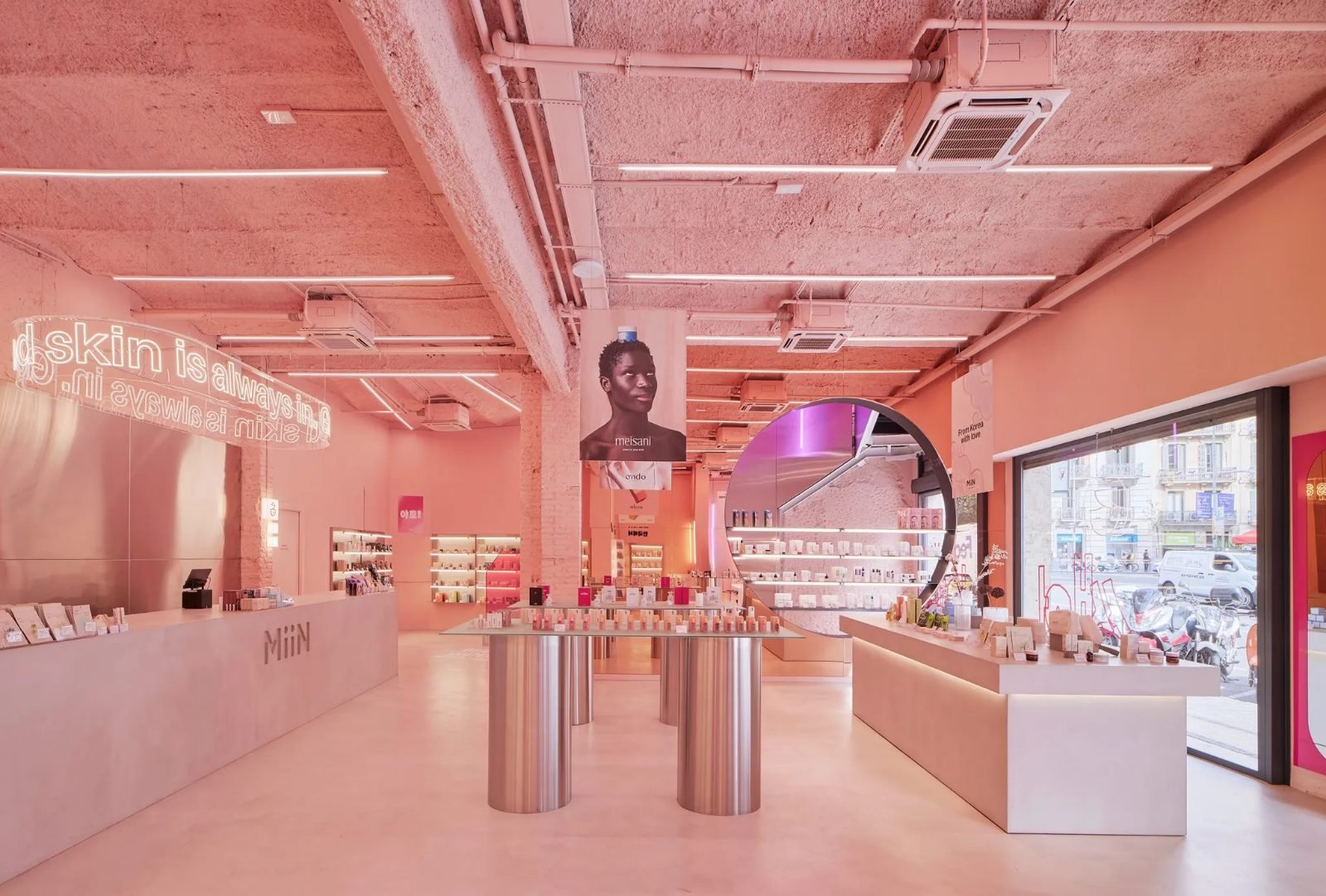 Retail space Miin Cosmetics for Miin Cosmetics, Barcelona