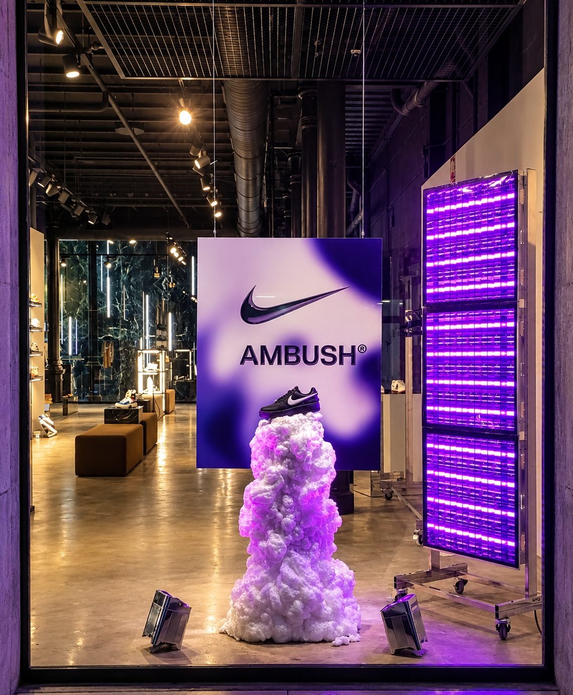 Retail space Nike Ambush — SVD for Nike × Ambush, Barcelona