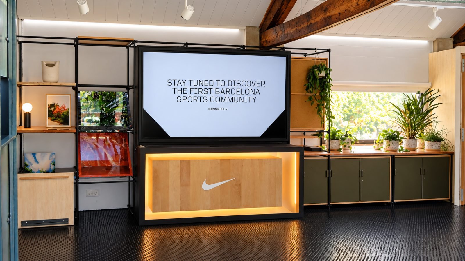Installation Nike Heartbeat — Box for Nike, Barcelona
