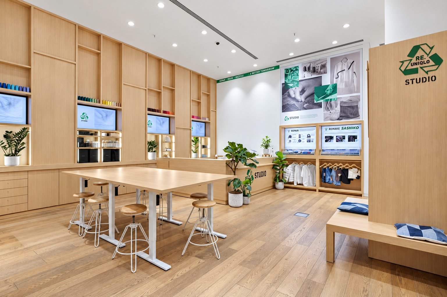 Retail space Re-Uniqlo for Uniqlo, Berlin