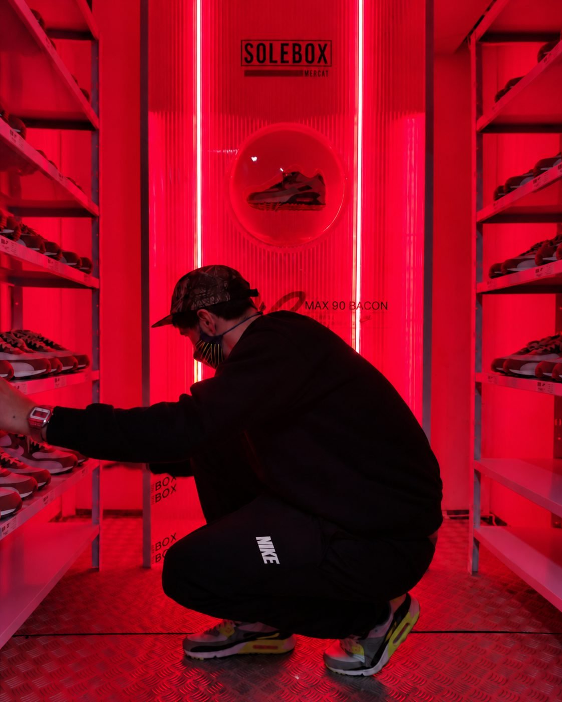 Retail space Solebox — Nike Air Max Bacon for Solebox × Nike, International
