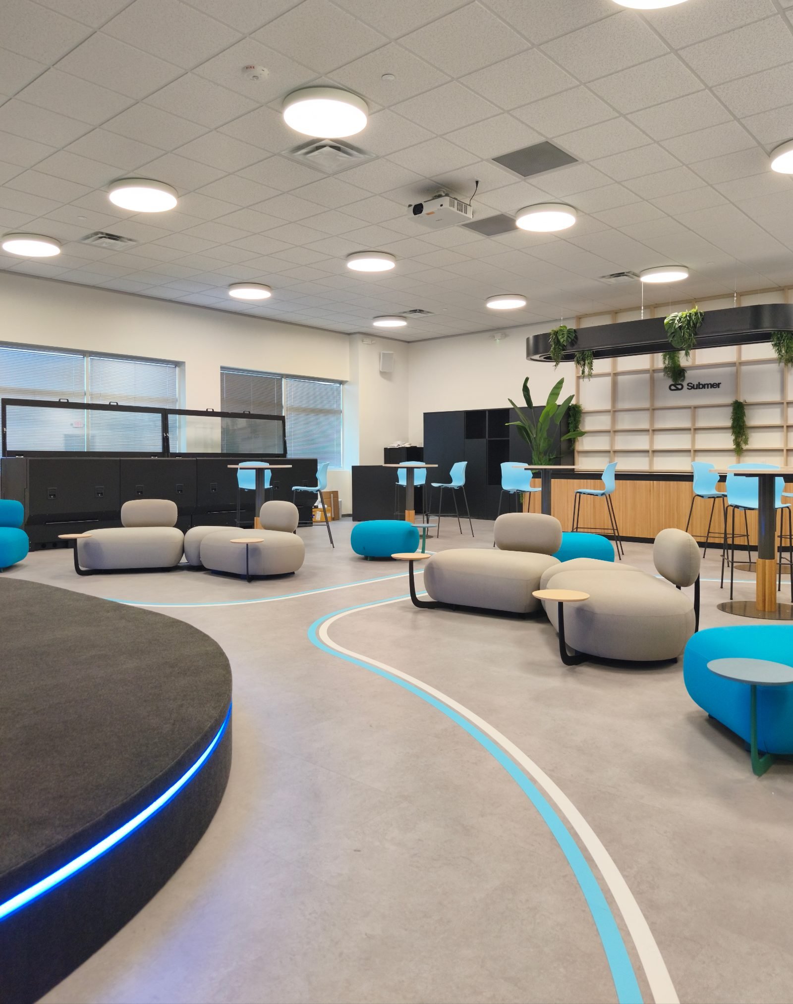 Interiors and custom furniture Submer Showroom Houston for Submer, Houston