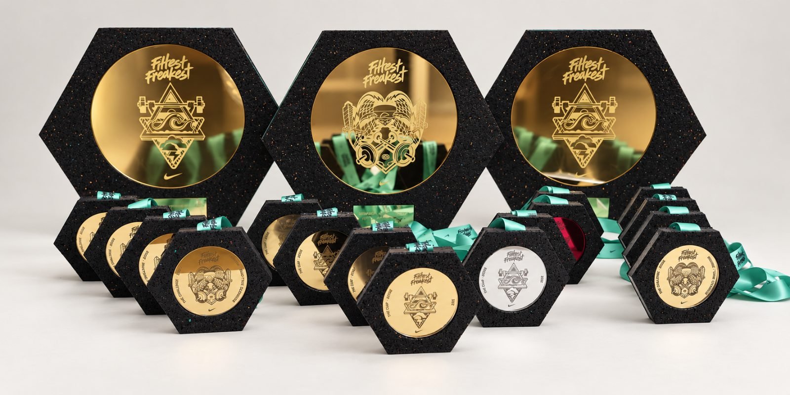 Special piece Fittest Freakest Trophies for Nike, Barcelona