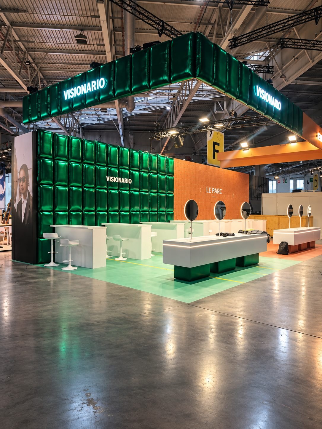 Event stand and elements Visionario · Le Parc — Silmo for Visionario · Le Parc, Paris